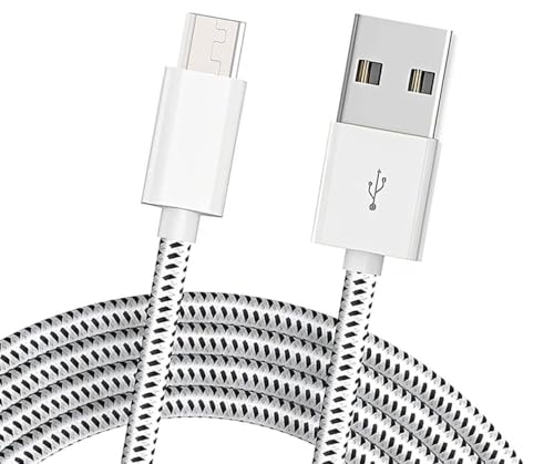3ft USB Cable MicroUSB Charger Compatible with LG Aristo 4 Plus/Aristo 5/Prime 2/K40/Tribute Royal, Monarch/LG K31/Phoenix 5/Fortune 3/K8x/Risio 4, Cord Power Wire Sync Fast Charge