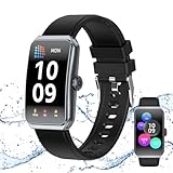 PUTEKER Fitness Tracker, orologi fitness per donne e uomini, smartwatch con schermo da 1,47 pollici, orologio fitness tracker ossigeno nel sangue, monitoraggio della frequenza cardiaca e del sonno