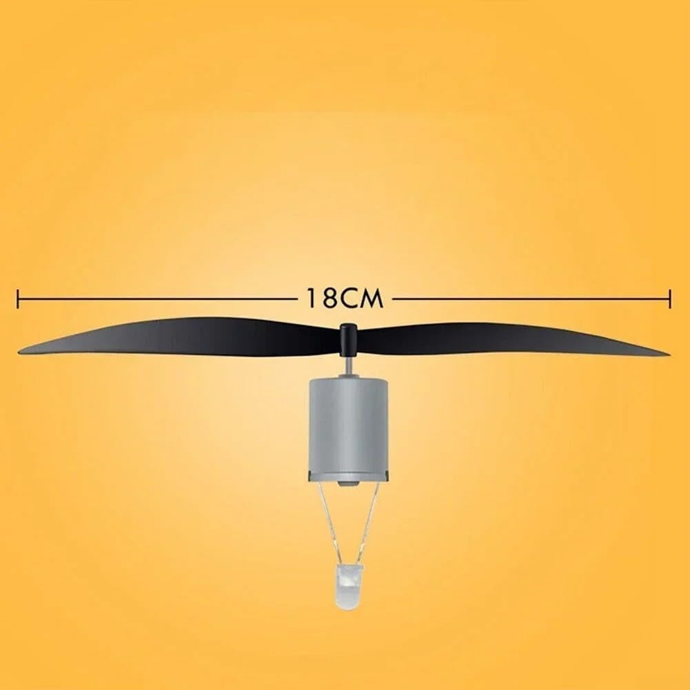 Kit generatore di energia eolica con luce LED USB, turbina eolica motorizzata, set educativo per l'apprendimento domestico con elica da 18 cm, telaio in ABS e metallo, luce da 5 W