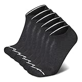 Champion Mens Low Cut, Black, 6-12