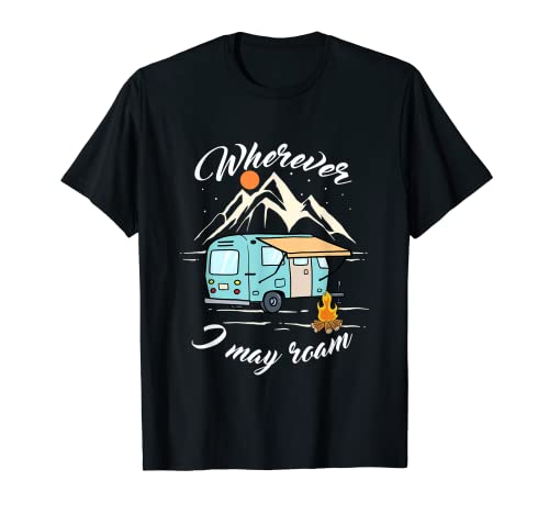 Camping Outdoor Camp Hombres Mujeres Niños Camiseta
