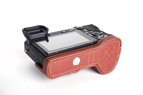 Housse Sony A6500 en cuir véritable résistant pour protéger votre boîtier - 4