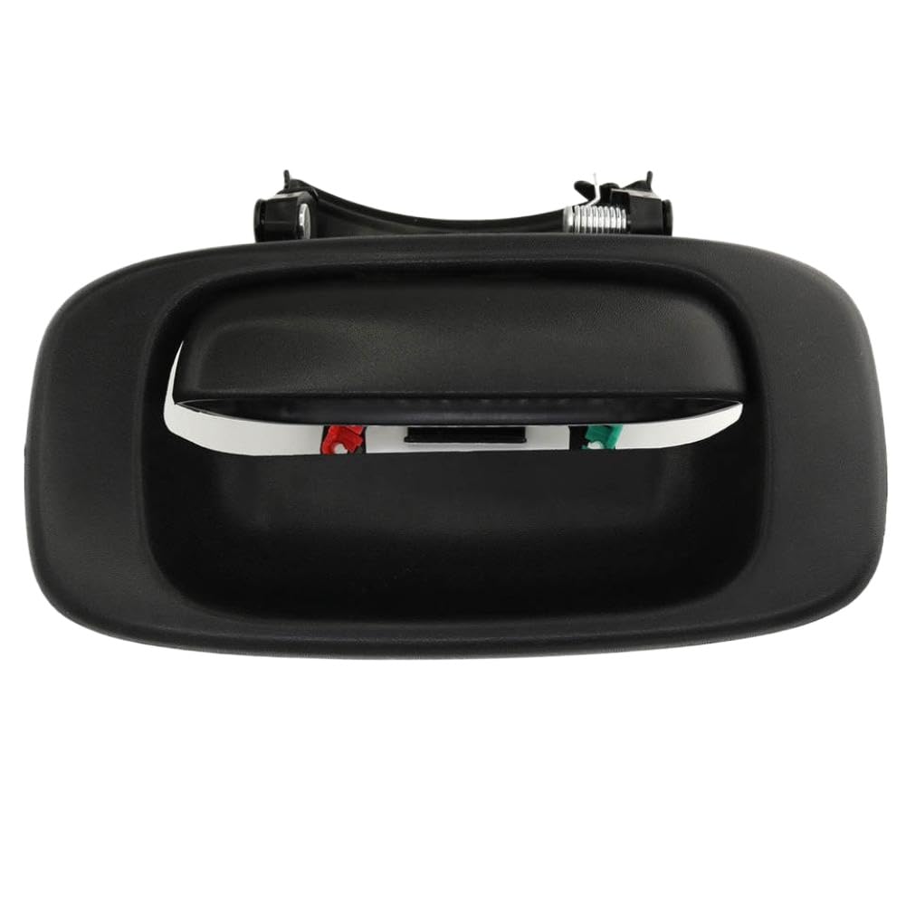 EXnwsMTCG Tailgate Door Handle and Bezel Compatible with 99-07 Silverado Sierra 15997911 15228539(1 Set Door Handle)
