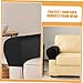 RORPOIR Stretch Armrest Covers for Sofa Elastic Couch Arm Protectors Washable Pu Leather Armrest Slipcovers Fit for All Sofa Styles