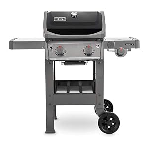 Weber Spirit II E-220 GBS 11220 W Barbecue Gas Cart Black,Stainless steel