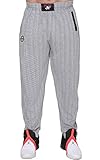 BIG SM SPORTSWEAR MUSCLEWEAR Herren Sporthose Jogginghose Trainingshose Bodyhose Bodybuilding 840 grau 3XL
