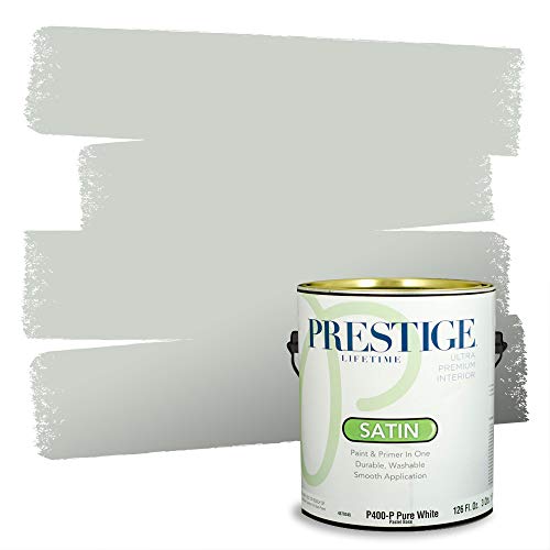 PRESTIGE Paints Interior Paint and Primer In One, 1-Gallon, Satin, Comparable Match of Sherwin Williams* Sea Salt*