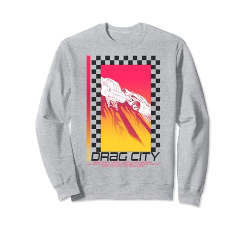 Sweatshirt Disney Pixar Cars Drag City Flames vêtement chaud pour le collège