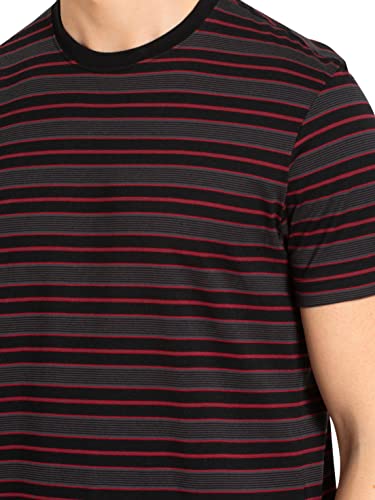 Image of Jockey 2717 Men's Super Combed Cotton Rich Striped Round Neck Half Sleeve Regular Fit T-Shirt