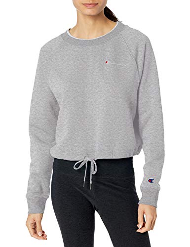 Champion Women's Printed Beach Classics Fixed Tri Bikini Top, Oxford Gray-586158, X Large