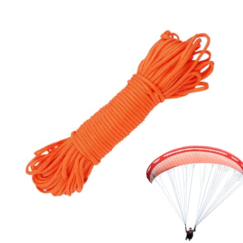 Paracord Survival | Hochfestes Kletterseil, 3 m, tragbar, 22,7 kg, robustes Fallschirmseil für Überleben, Angeln, Wandern, Camping, Klettern