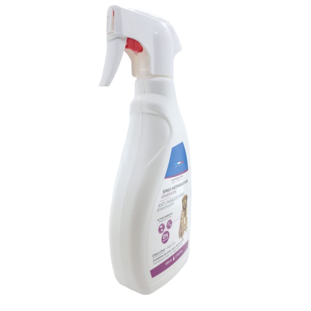 Francodex - Spray antiparasitaire diméthicone 500 ML, pour Chats et Chiens