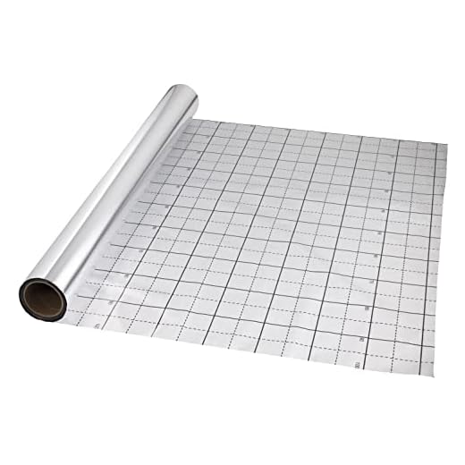 Rollo de Película de Aluminio Reflectante 50x1 m | Mejora Aislamiento Térmico en Suelo Radiante | Alta Reflectividad y Facilidad de Instalación | NOYON & THIEBAULT