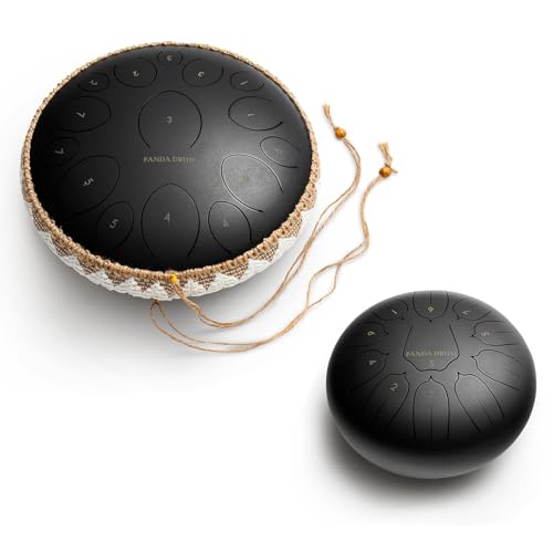 Set Pro & Plus (Negro) | Steel Tongue Drums 432 Hz miniatura 1