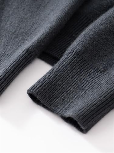 Men's Cashmere Sweater V-Neck Pullover Casual Cashmere Knitwear Long Sleeve Tops3