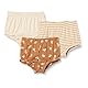 Amazon Essentials Baby Mädchen Shorts im Pumphosenstil aus Baumwolle, 3er-Pack, Blasser Pfirsich/Löwe und Pony/Streifen, 24 Monate
