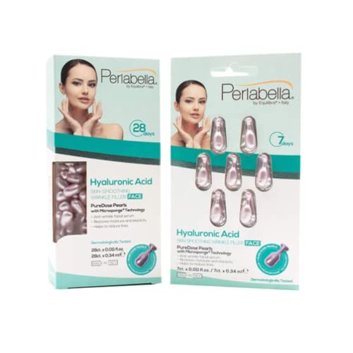 ✨APPLICAZIONI: Applicare ogni mattina e pomeriggio zona contorno occhi. viso o collo. Perlabella Acido ialuronico viso garantisce un effetto di protezione ed idratazione, trattamento 28 giorni sicuro ed efficace.