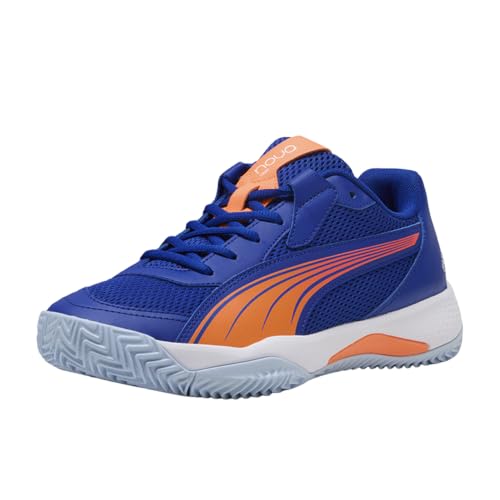 Image of PUMA Mens Nova Court Momo Gonzales Padel Sneakers Shoes - Blue