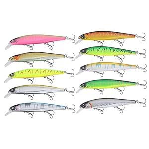 Minnow Vissen Lokken, Zinkend Minnow Aas Efficiënt Praktisch 22,8 g/14 cm Plastic + Roestvrij staal Duurzaam met haak voor het aantrekken van vissen voor sishing