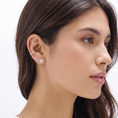 Image of Privosa - Lab Grown Diamond Stud Earrings in 14K Gold