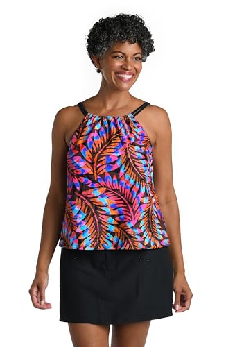 Maxine of Hollywood Women's High Neck Tankini Swimsuit Top