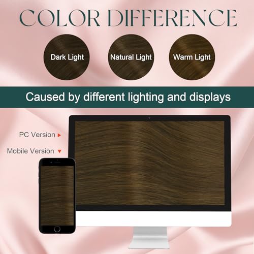 Image of Easyouth U Tip Hair Extensions Medium Brown, Hot Fusion Remy Hair Extension