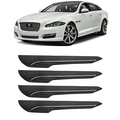 Image of AOSIS-Car Bumper Protector /Bumper Guard for Jaguar XJL with Single Chrome Stripe (4-Pcs)