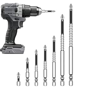 TocaFeank Schlagbohrer-Bitset mit Stoßdämpfung