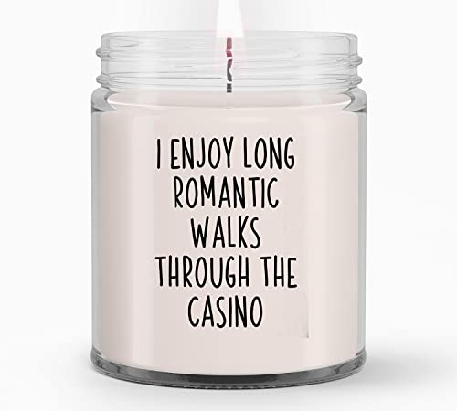 Casino Gifts, Gambler Gift, Casino Player Candle, Poker Lover Gift, Gambling Cup, Casino Birthday, All Natural Soy Candles 9Oz Vanilla CAQ016