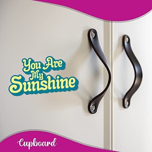 Image of Bhai Please You are My Sunshine Text Theme Fridge Magnet - Couple Gift