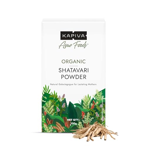 Image of Kapiva Organic Shatavari Powder 100gms | Promotes Lactation Naturally | Helps Maintain Hormonal Balance | Non GMO Certified