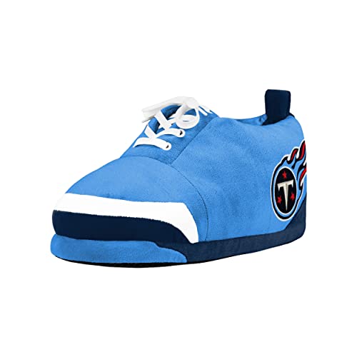Image of FOCO Mens NFL Team Logo Plush Oversized Sneaker Slippers