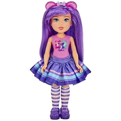 MGA Entertainment Dream Bella Little Candy Princess Aubrey, Gummy Bear Candy Scented 5.5" Doll, Scratch 'N Sniff Tag, Long Purple Hair,Headband, 4 Fashion Accessories, Gift for 3-8 Years Cover