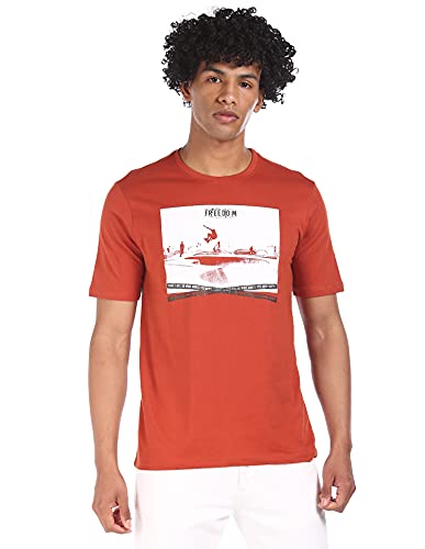 Image of COLT Men's Slim T-Shirt (CLMERNK10106R06 Rust XL)