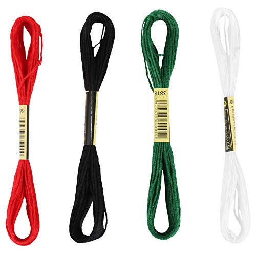 EXCEART Linha de Fio de Bordado 72Pcs Fio de Pulseira de Amizade Linha de Ponto Cruz Multicolorido C