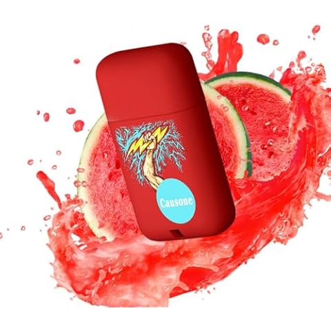 ICE LOVE Essential Oil Nasal Inhaler, Multi Flavors Double Holes Nasal Inhaler Stick for Sinus & Congestion Relief, Nasal Cleansing, Energy Boost (Red) Cover