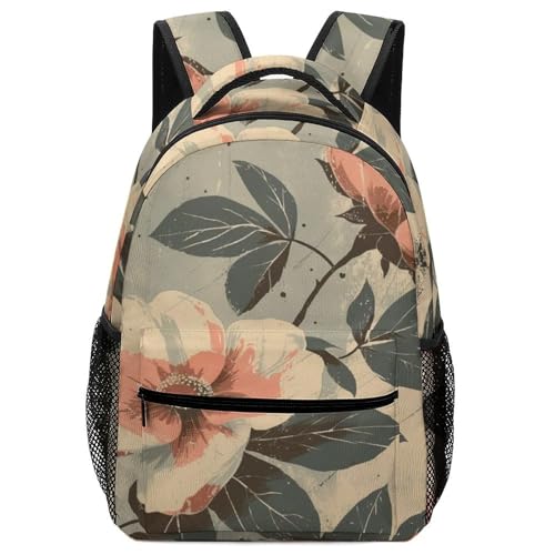 Sac de voyage enfant et cartable scolaire à fleurs pour accompagner les journées de classe
