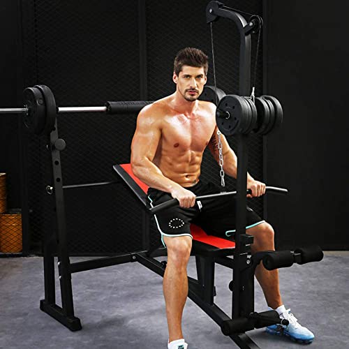 Multifunctional weight bench with hands Bench press barbell bed Widening squat rack Workout Sit Up Bench Barbell rack - Image 4
