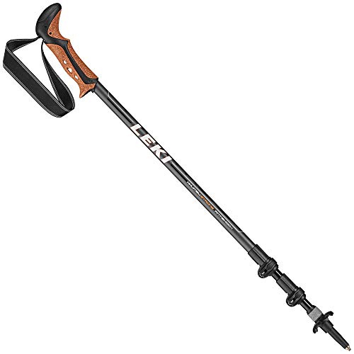 LEKI Khumbu AS Trekking Poles, Unisex, Adult, White/Orange, One Size