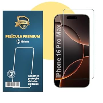 Película Nanoshield Danet Premium para iPhone 16 Pro Max 6.9" - Proteção Anti-Digital e Resistência Superior a Impactos