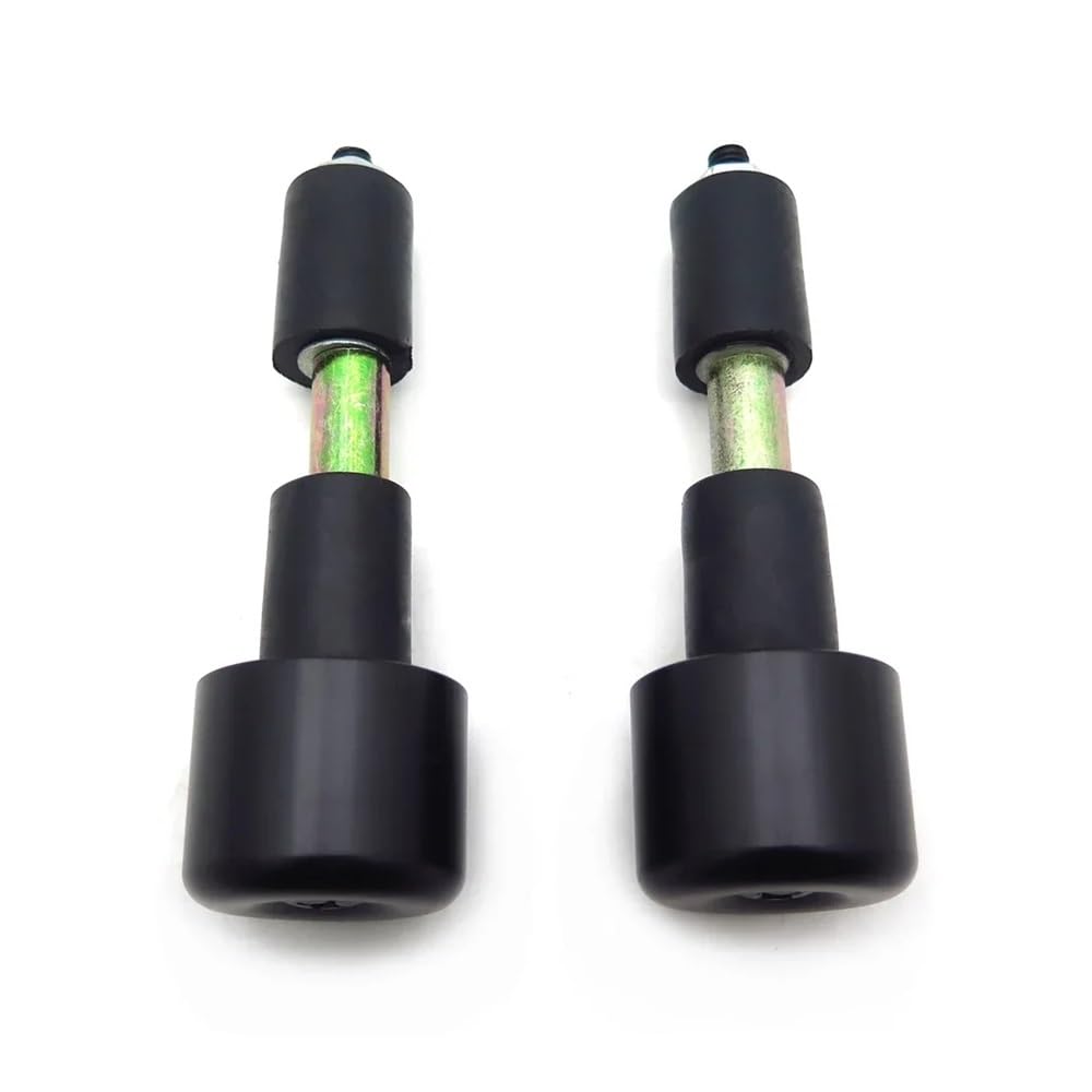 2 Tapones para Manillar De Motocicleta CNC De 7/8" Y 22 Mm, Tapas De Extremo Antivibración, Color Negro. Tapón Manillar