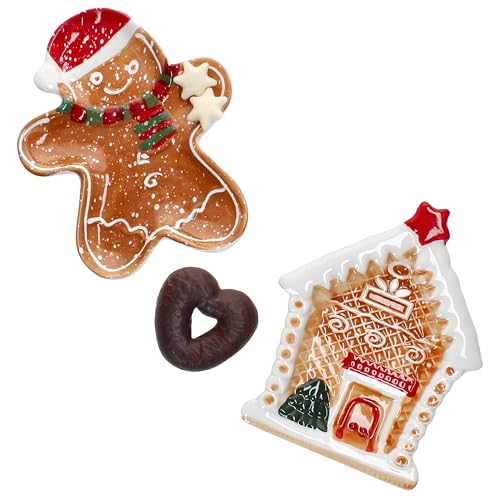 MamboCat Patisserie Weihnachten 2tlg Keksteller Set I kleine Teller...