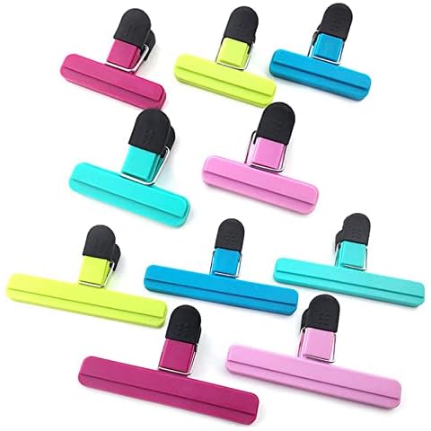 RONGYI 10PCS Verschlussclips für Beutel Cover