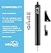 Wright Products Heavy-Duty Pneumatic Storm Door Closer – Durable, Adjustable, Quiet-Closing with Hold-Open Feature (Transitional, Black)
