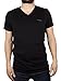 Diesel Men's Essentials 2-Pack Michael V-Neck T-Shirt, Black, Small
