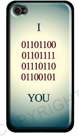 I Love You Binary Numbers Couples Best Friends iPhone 6 Case - iPhone 6 Case - I Love You Abstract Cover for iPhone 6