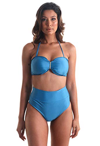 Calcinha Biquíni Avulso Hot Pants Orquídea - Azul Claro - M