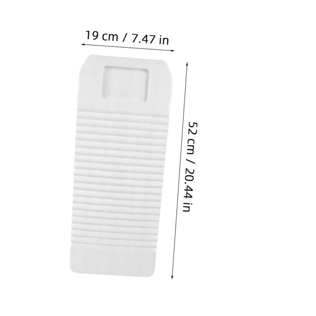 OUNONA ASSE da Bucato e Superficie ad Alta Frizione Portatile in Plastica ABS Bianco Design per Lavare Vestiti e Calzini in Campeggio e Viaggio