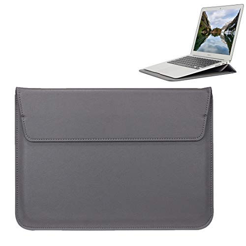 Housse ordinateur 11,6 pouces et étui de remplacement tablette cuir PU gris thin