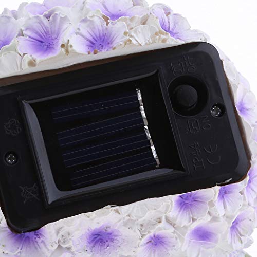 Flameer Resina Hand Crafted Solar Caracol Luz Ornamentos Decorativos De Animais De Jardim